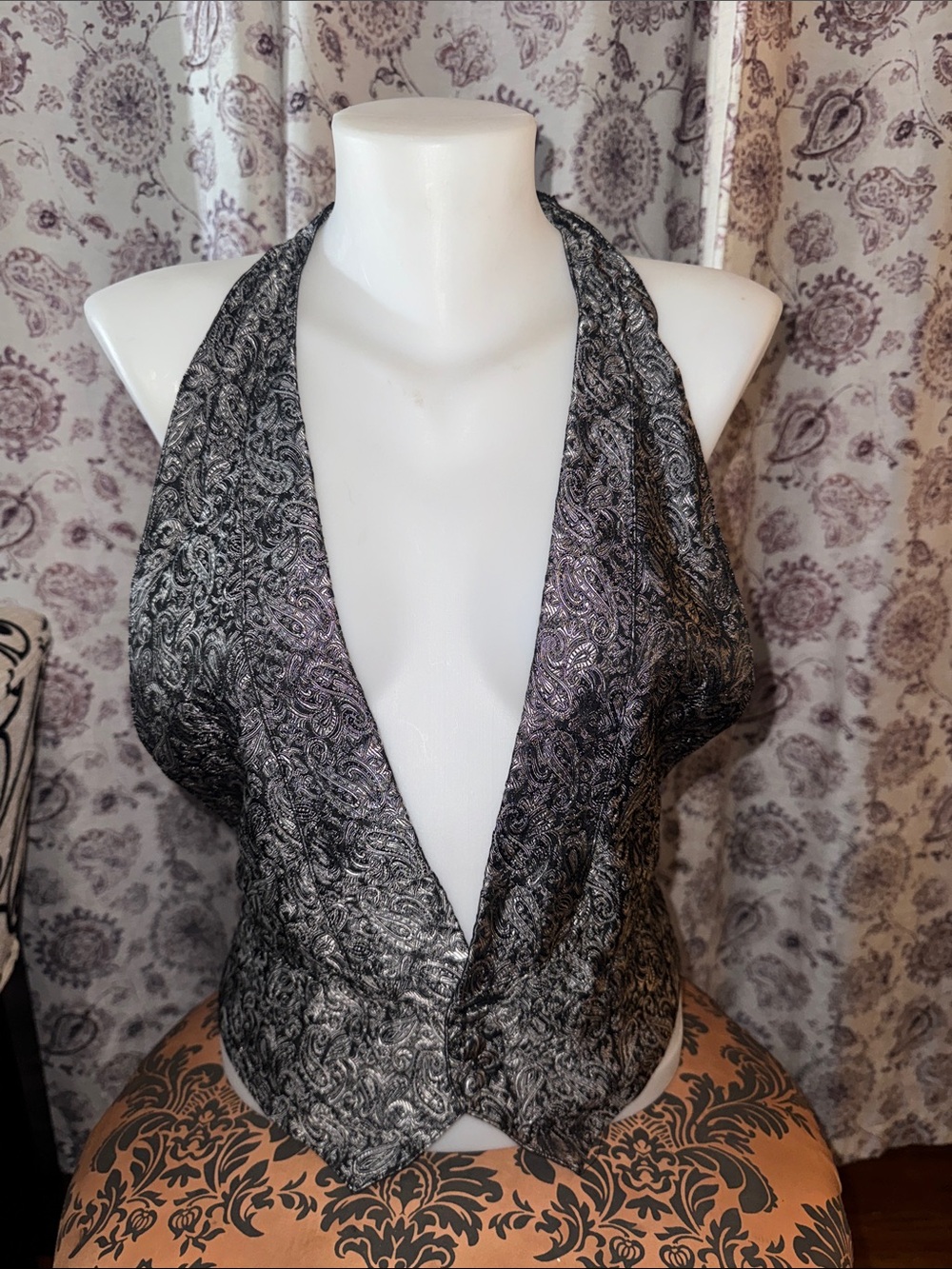 Halter tux top